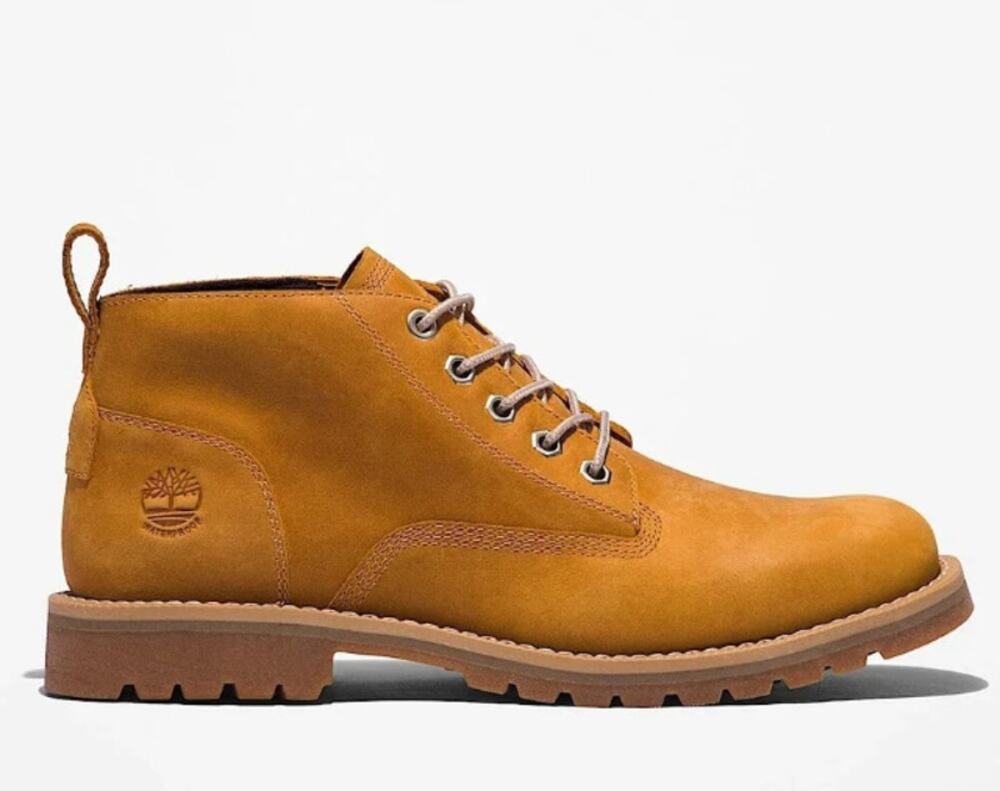 Timberland Mens Redwood Falls Chukka Boots 8 Shoes Tan Wheat Waterproof Leather
